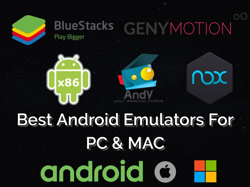 android app emulator for windows 10