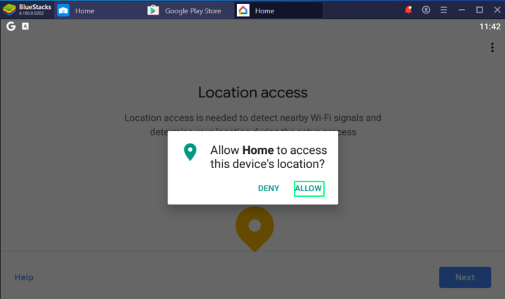 Allow Google Home to know your location